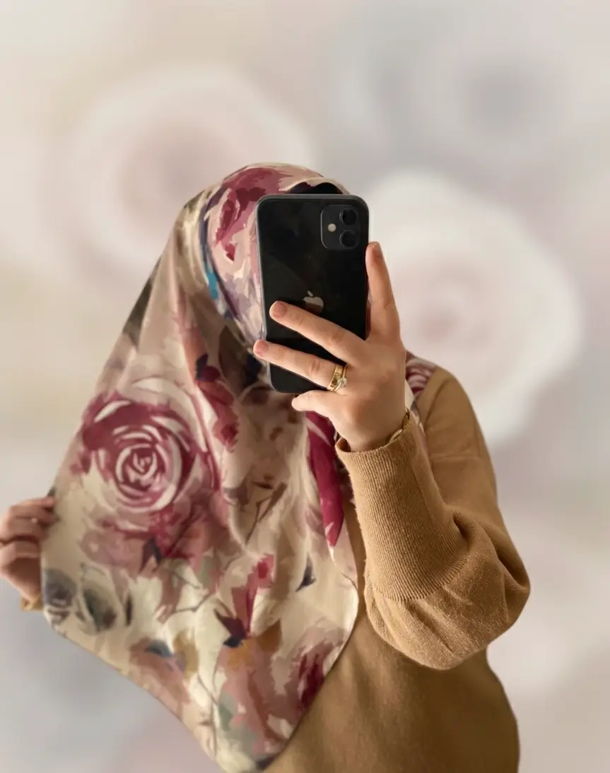 DKE-004 Desenli Koton Eşarp