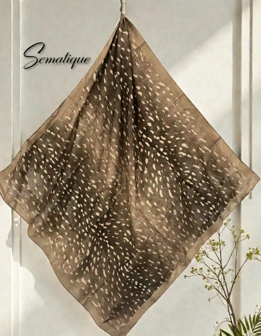 DKE-016 Desenli Koton Eşarp