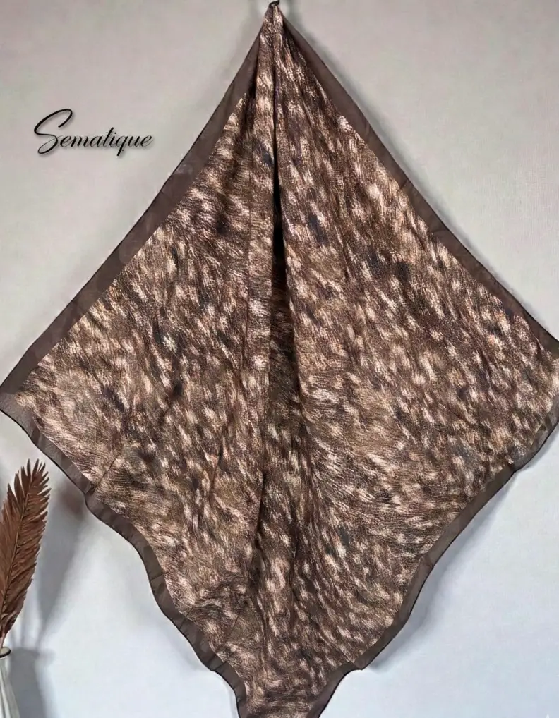 DKE-021 Desenli Koton Eşarp